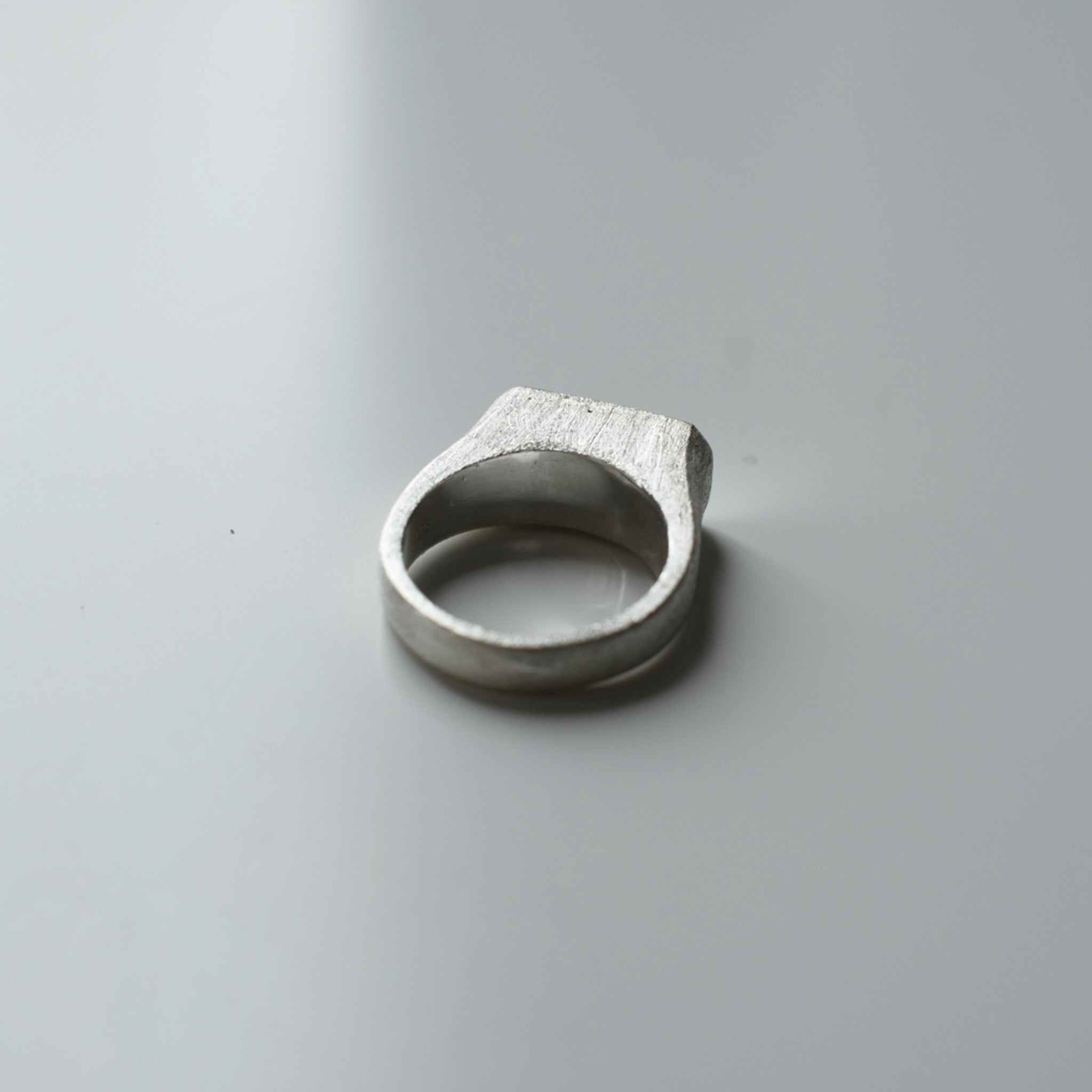 "Full of Energy" Octagon Signet Ring (Small)