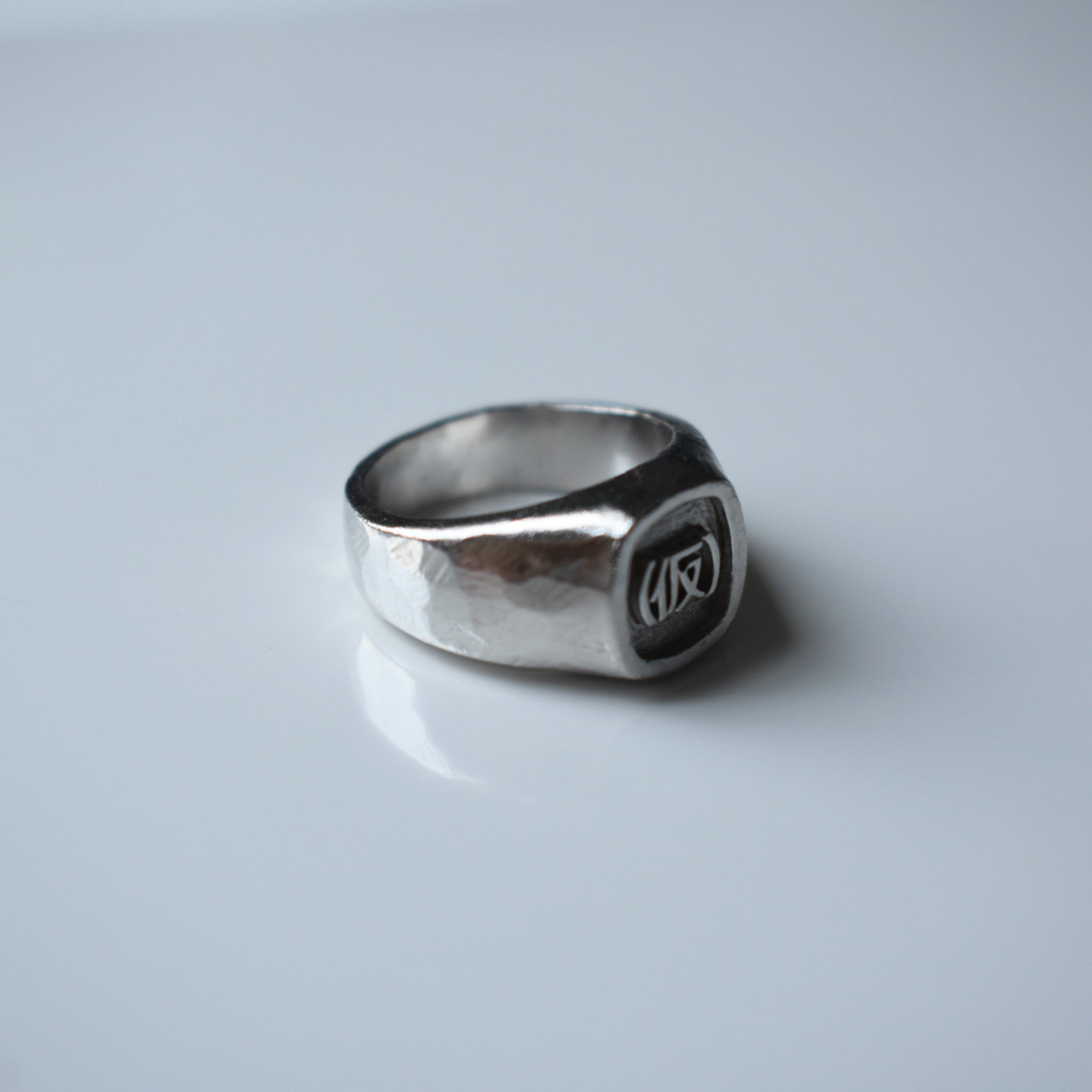 "Tentative" Oval Signet Ring (Small)