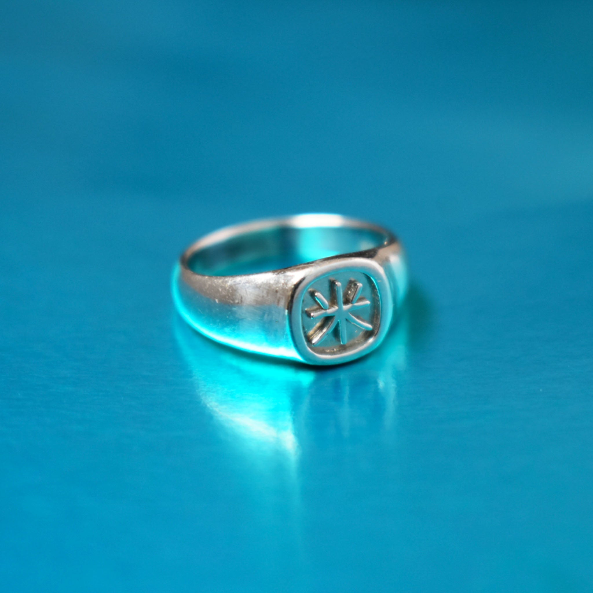 "Tentative" Oval Signet Ring (Small)